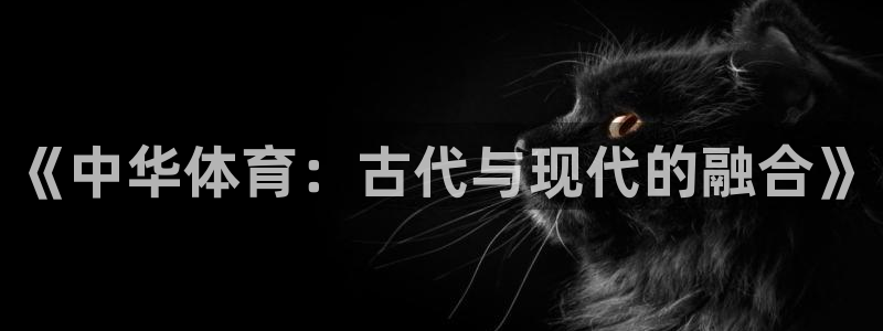 《中华体育：古代与现代的融合》